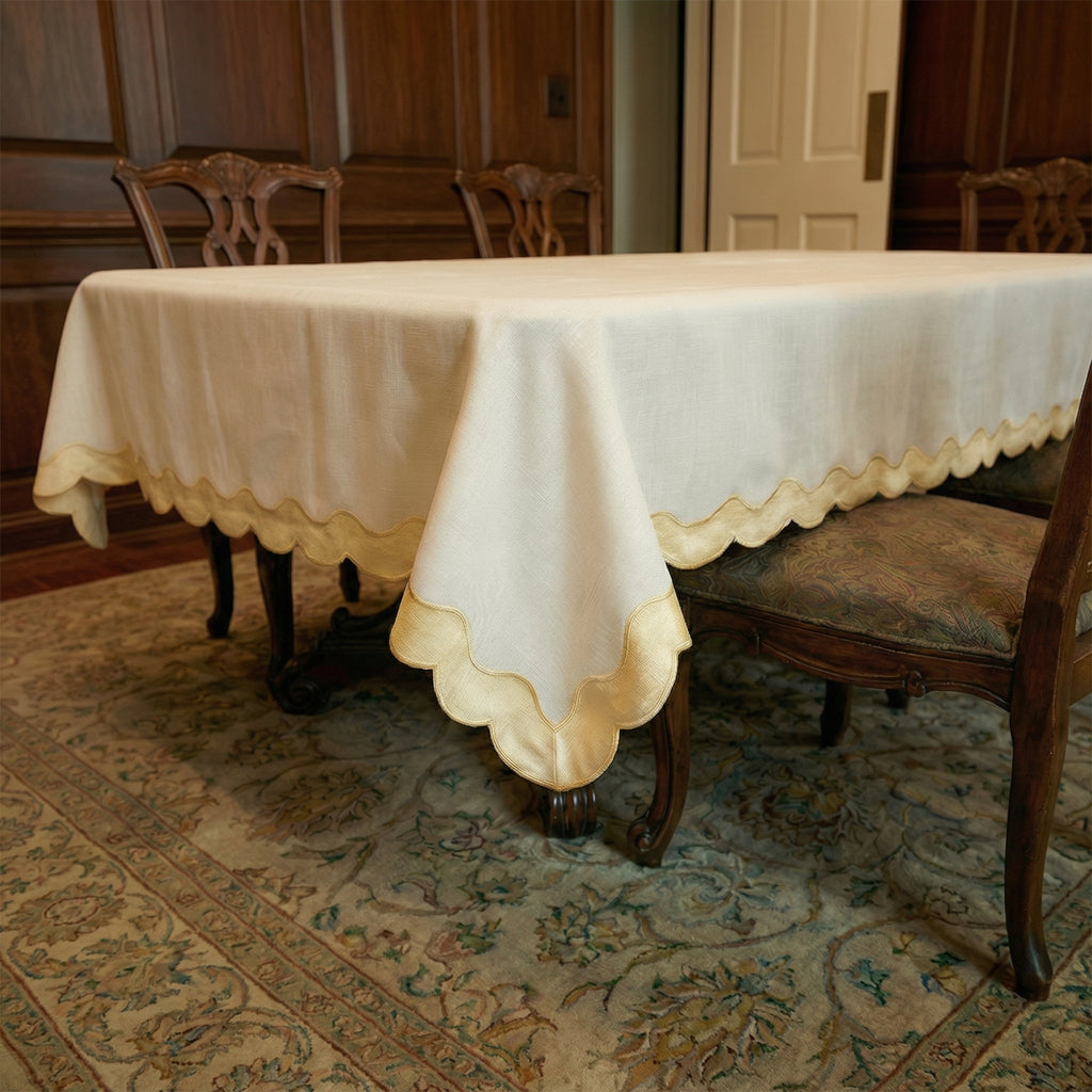 Scalloped Tablecloth