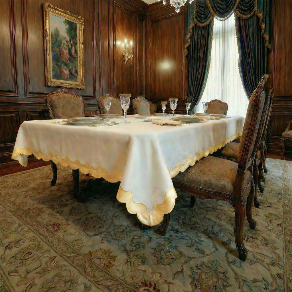 Scalloped Tablecloth
